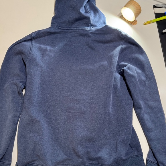 Under Armour Threadborne Hoodie Sweatshirt Coldgear Fitted Men’s Blue Size M - Picture 8 of 9